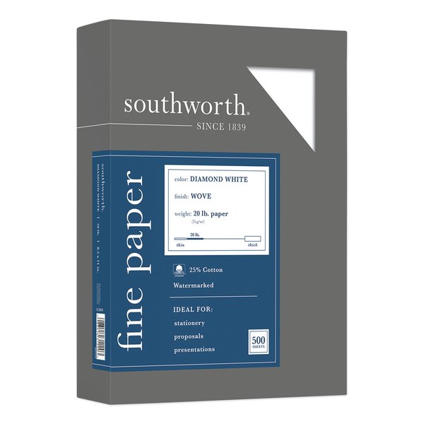 Southworth Paper, 8.5x11, 20No, White 31-220-10